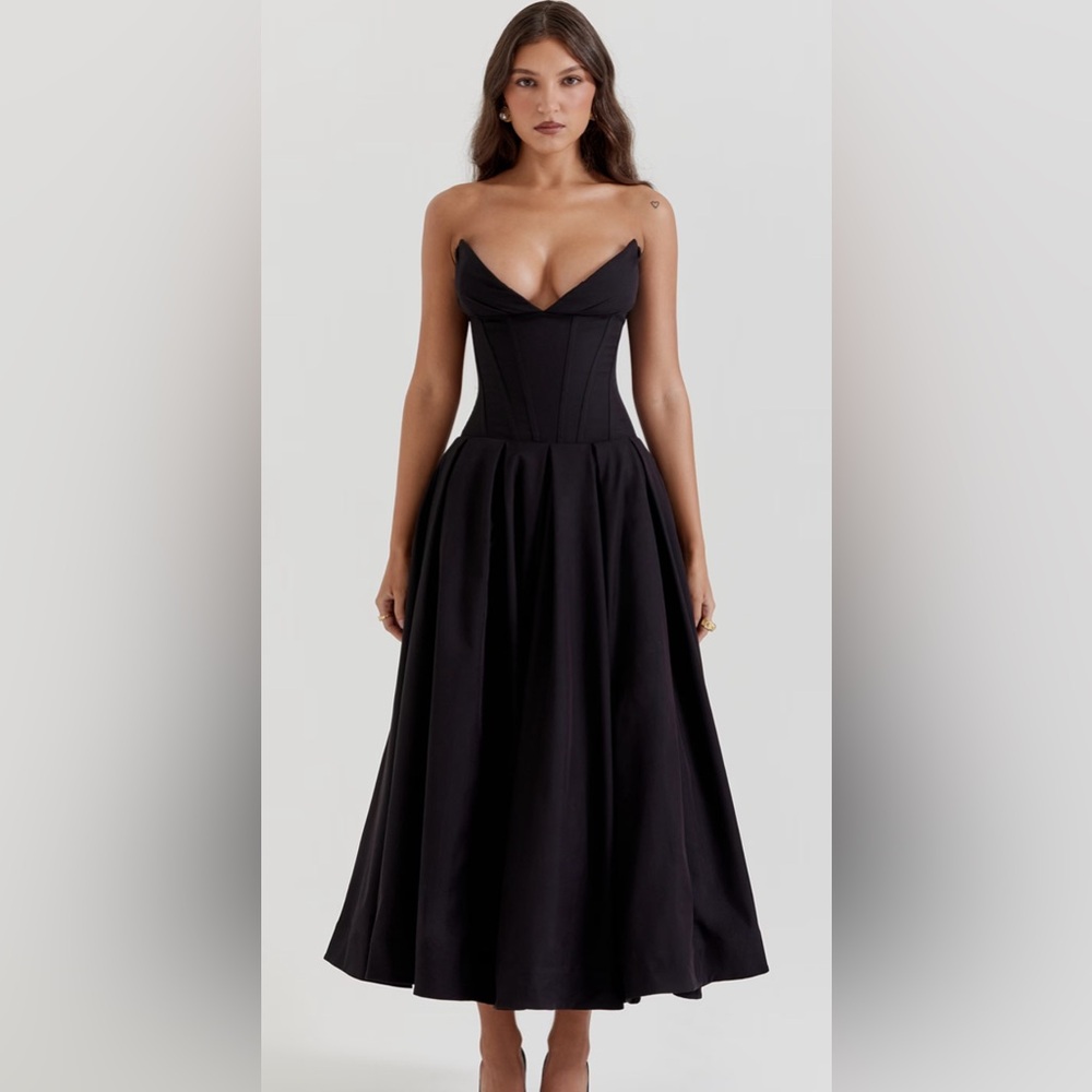 House of CB Lady Corset Midi Dress